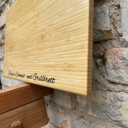 Grill- und BBQ-Brett aus Bambus – Vielseitig, robust und personalisierbar